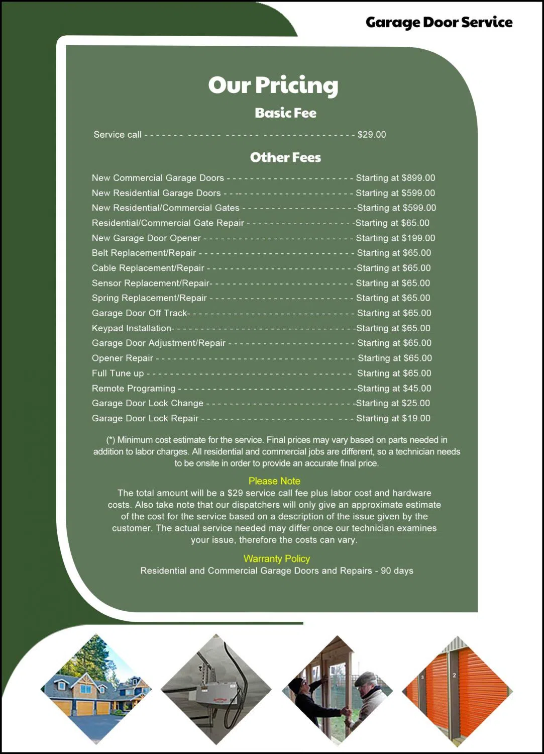 Metro Garage Doors Norco, CA 951-579-4844